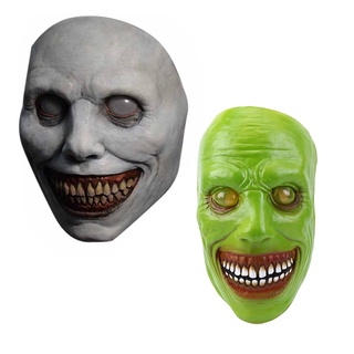 máscara espeluznante de halloween - sonriente demonios fantasma horror miedo vacaciones accesorios