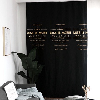 Ins Internet caliente nuevo ~ nórdico Simple dorado cortina negro completo sombreado tela engrosada acabado dormitorio