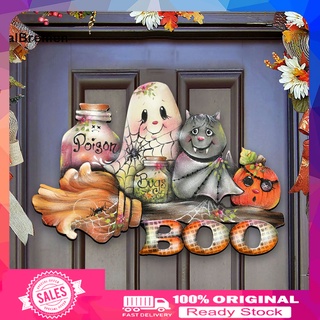 [Get] Señal de puerta festiva Touch exquisita madera creativa estilo Halloween placa de cartel para fiesta
