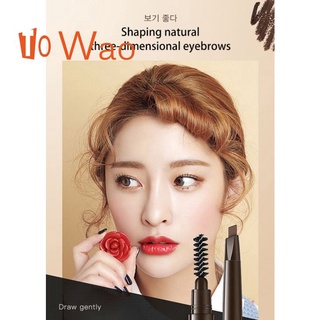 . LAMEILA Double head eyebrow brush is waterproof and not easy to decolorize. It lasts for a long time. Beginners' eyebrows will not faint and dye eyebrow powder 783 .