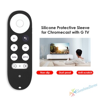 Funda protectora para mando a distancia de voz ss.silicone para Chromecast con Google TV