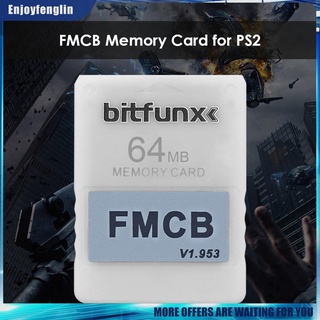（berlin1） FMCB McBoot Game Console Memory Card 64MB Free MC Boot v1.953 Card for Sony PS2 Playstation 2 Game Console