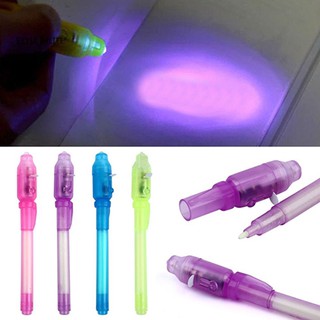 SL Bolígrafo De Tinta Invisible Con Luz UV Incorporada Marcador Mágico Papelería