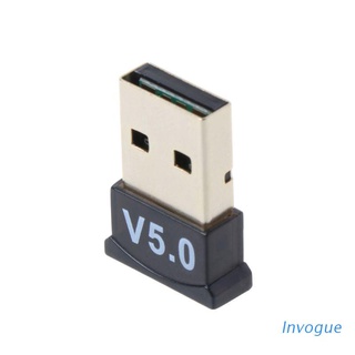 INV Bluetooth compatible 5.0 receptor USB inalámbrico Bluetooth compatible con adaptador Dongle transmisor para PC ordenador portátil auriculares Gamepad impresora dispositivos
