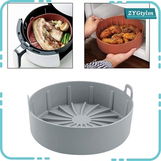 Air Fryer Silicone Pot Air Fryers Oven Silicone Material Easy Cleaning Design