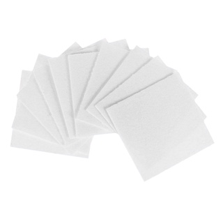50 piezas de papel de fusión de vidrio 80x80 mm de fibra cerámica papeles de fusión en caliente forro de papel