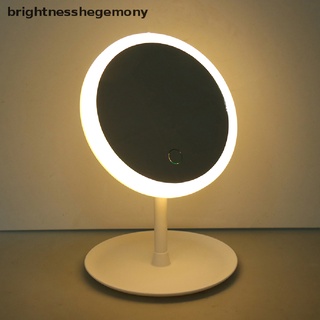 [brightnesshegemony] Espejo de maquillaje con luz led espejo de tocador para foto llenar luz caliente
