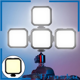 [PRASKU] Rgb LED luz de relleno adecuada regulable 7W a todo Color portátil Type-c Mix (4)
