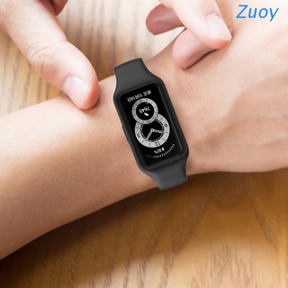 Zuoy para Huawei Band 6 reloj ajustable deportes correa de silicona pulsera pulsera