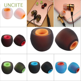 UNCIITE 12 Pzs Almohadillas De Silicona De Colores De 3.8 Mm Suaves Para Orejas De Repuesto Universales/Audífonos De Goma/Multicolor