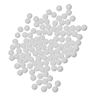 100 bolas de espuma de poliestireno blanco modelado artesanal, 25 mm