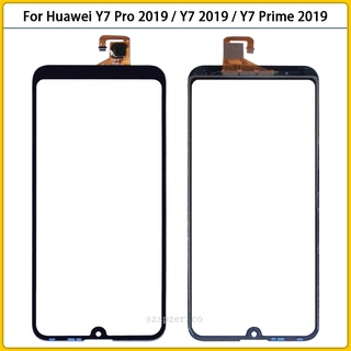 Nueva pantalla táctil para Huawei Y7 Pro 2019 / Y7 2019 / Y7 Prime 2019 Sensor de panel de pantalla táctil digitalizador Lcd reemplazo de vidrio frontal