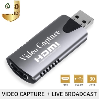 tarjetas de captura de audio de vídeo - grabación hdmi a usb 1080p a través de videocámara dslr a transmisión en vivo/juego/living/video conference