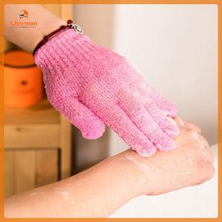 Exfoliante guante de baño ducha cuidado de la piel espalda exfoliante cuerpo limpieza masaje masaje frotar barros esponja herramienta de lavado