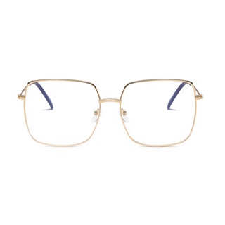 dusk moda hombres mujeres retro metal marco cuadrado gafas ópticas gafas gafas anti-azul luz gafas (3)