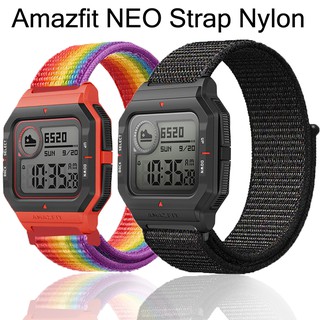 Amazfit neo Smart Watch correa de nailon bucle suave Bluetooth Smartwatch transpirable fácil de ajuste banda para xiaomi huami amazfit neo band accesorios