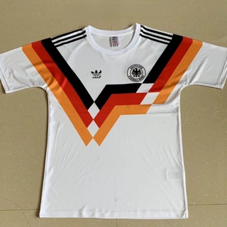 1990-alemán equipo nacional retro jersey deportes manga corta jersey casual jersey