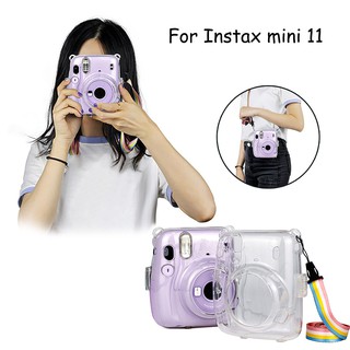 funda protectora transparente para instax mini 11 instant cámara cubierta resistente a caídas (5)
