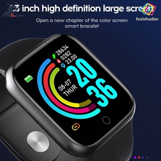 Y68 Reloj Inteligente Hombres Fitness Smartwatch con Monitor de Ritmo Cardíaco Presión Arterial Pulsera Deportiva Para Apple IOS Android (3)