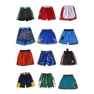Nba Original Nb Leggings Embroidered Bucks Lakers Heat Basketball Player's Sweatpants Men Sport Pocket Short Pant Plus Size H824