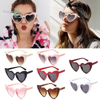 FOREVER20 accesorios de las mujeres gafas de sol en forma de corazón gafas de sol de moda Vintage gafas de sol de las mujeres Clout gafas Retro amor corazón gafas de sol UV400 protección