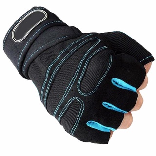 guantes de gimnasio de peso pesado deportes ejercicio levantamiento de pesas guantes de medio dedo culturismo entrenamiento deporte entrenamiento guantes para unisex