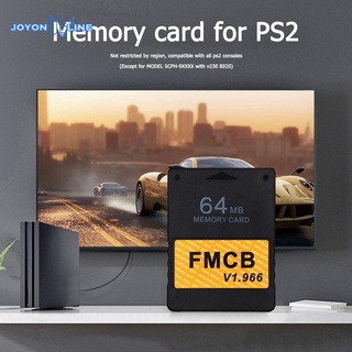 tarjeta de memoria mcboot v1.966 de 8mb/16mb/32mb/64mb para sony ps2 fmcb saver