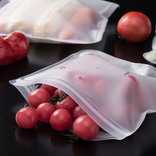 Bolsas de almacenamiento de alimentos reutilizables, bolsa de mantenimiento fresco, nevera, verduras, almacenamiento de cocina, bolsa de plástico, xin (1)