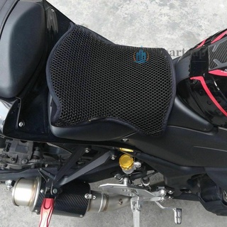 Scap/Funda de asiento fresco de la motocicleta Universal Protector de cojín Protector solar alfombrilla de malla asiento solar almohadilla accesorios de motocicleta (8)
