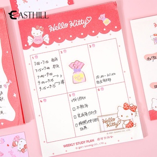 EASTHILL Nueva Serie De Caramelos Kawaii My Melody Cinnamoroll Kuromi Japonés Lindo De Dibujos Animados Plan De Aprendizaje Memo Pad Pegatina De Bolsillo Conjunto De Juguete Regalo (4)