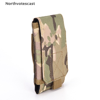 Northvotescast - bolsa táctica Universal del ejército para teléfono celular, correa, gancho, funda para NVC