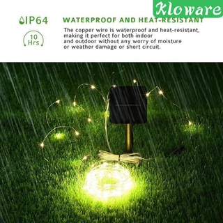 [Kloware] cadena de luces de jardín Solar de hadas 100/200 LEDs de navidad al aire libre fiesta de jardín