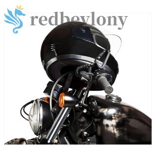 SLEEK ry - cable de bloqueo para casco de motocicleta, color negro, combinación de bloqueo, mosquetón, bicicleta (3)