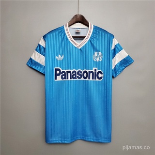 Jersey/Camisa De fútbol retro 1990 Marseille visitante De visitante la mejor calidad tailandesa RH50