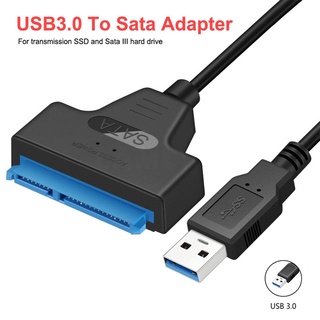 HALBROOK Durable SATA Cables HDD Converter Cable Drive Cord High-speed SSD for 2.5" Hard Disk Drive USB 3.0 to SATA Adapter Practical Easy Drive Line/Multicolor (4)