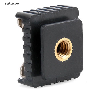 rutucoo flash cold hot zapato soporte adaptador de montaje de 1/4" tornillo para studio speedight trípode co (4)