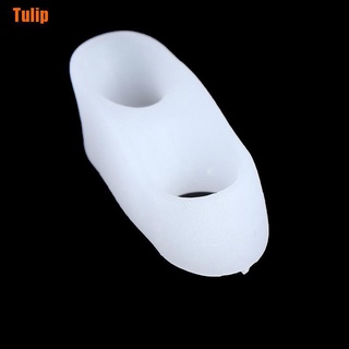 Tulipán 2 piezas separador de dedos de pies de silicona Hallux Valgus Corrector pies alivio del dolor (4)