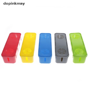 dopinkmay - carcasa para cable de alimentación (administrador de cables, organizador de emisiones de calor, agujero a prueba de polvo)