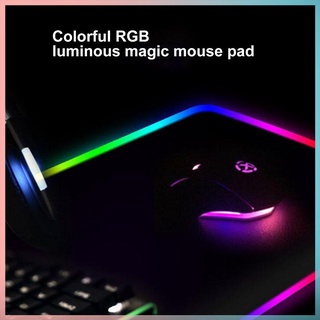 GRANDE Promoção - alfombrilla de ratón para juegos (1 unidad, color Rgb Luminosa, sinfonía, para juegos, Rgb, Colorido)