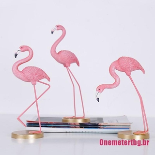 Onemetertbg Flamingo pájaros Animal estatua ornamento arte coleccionable figura miniaturas decoración