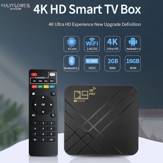 Caja De Tv android 10.0 2gb 4 16k auxiliar De Voz 1080p Receptor De Tv De video wifi 2.4g/5g Bluetooth Smart Tv Box Set Top Box (Mayflower)