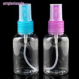 [slo]1 botella de Spray transparente de 50 ml para viaje, atomizador de Perfume de plástico transparente