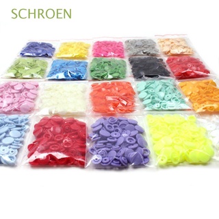 schroen coloridos pañales de plástico popper snap serie 50 piezas sujetadores completos buen clip de prensa/multicolor