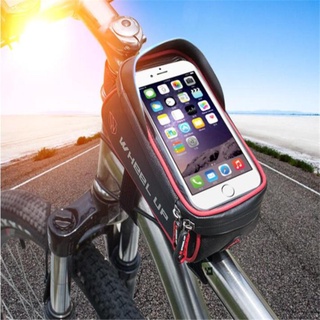 Multifunctional Waterproof Bike Front Frame Bag Phone Holder Reflective Bicycle Bag