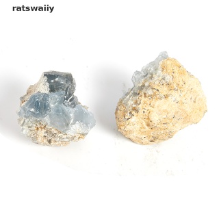 ratswaiiy cristal gema piedra cruda celestina racimos piedra natural y mineral adornos co (1)