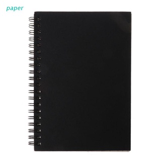 papel reeves retro espiral encuadernado bobina cuaderno en blanco cuaderno kraft boceto papel