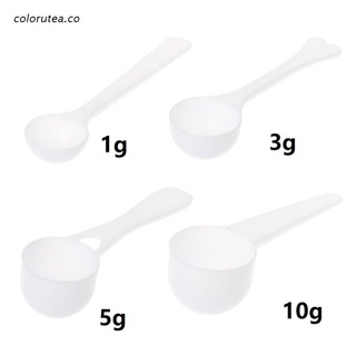 col 1/3/5/10g cucharas medidoras de café proteína de leche en polvo cuchara herramientas de cocina