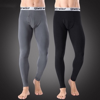 【ambiel】Mens Thermal Underwear Bottom Long Johns Weather Proof Pants L