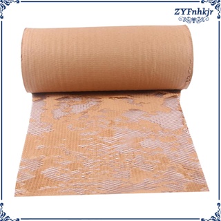 Kraft Paper Roll Packaging Paper Honeycomb Cushioning Wrap Perforated-Packing1 Roll Honeycomb Wrap Roll for Packing, Moving, Shipping ,Gifts Wrapping