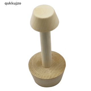 [Qukk] Wooden Egg Tart Mould Double Portable Pastry DIY Baking Supplies Kitchen Tools 458CO
